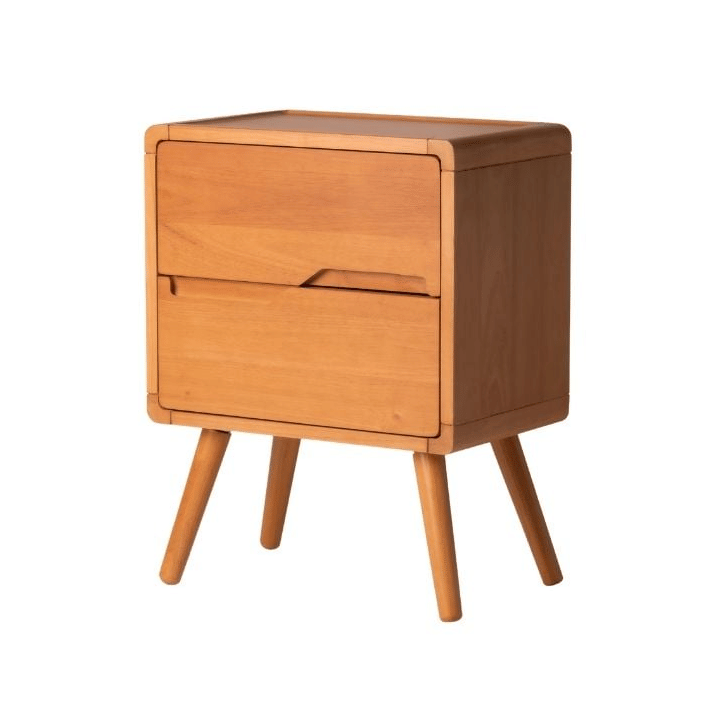 ตู้ลิ้นชักข้างเตียงไม้ยางพารา MAAI DESIGN รุ่น INFINITE SIDE TABLE สีโอ๊ค_0